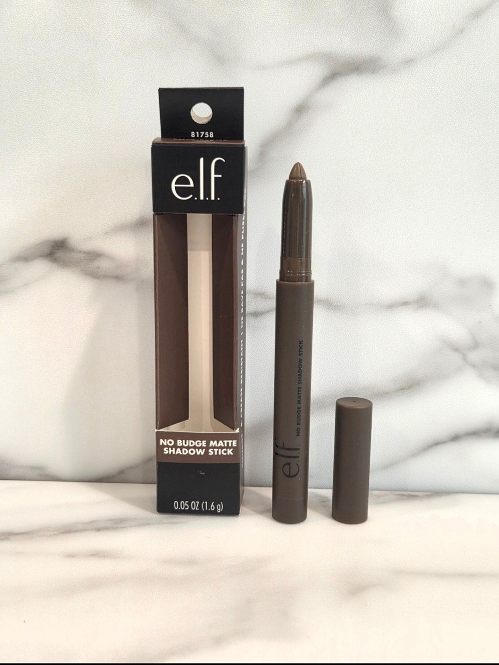 ELF Cosmetics No Budge Matte Shadow Stick In Cool Beans 1.6g - NEW IN BOX